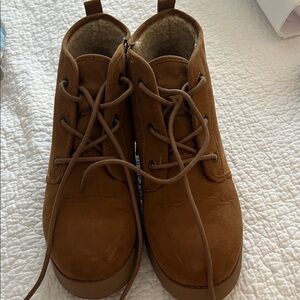 Jellypop Brown Lace Up Boots